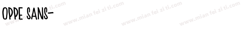 oppe sans字体转换